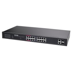 AW-GEL-205A-260 Vivotek komutatorius 16x PoE portai + 4x Uplink portai