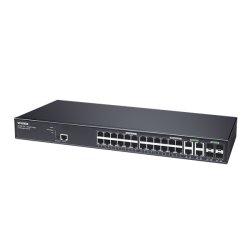 AW-GEV-288A-370  Vivotek L2 Valdomas komutatorius  24x PoE portai + 4x Uplink portai