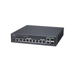 AW-GEV-108A-130   Vivotek L2 valdomas tinklo komutatorius    8x PoE portai + 2x Uplink portai
