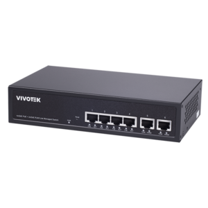 Vivotek AW-GEL-065A-060 6 prievadų valdomas PoE komutatorius (4 PoE)